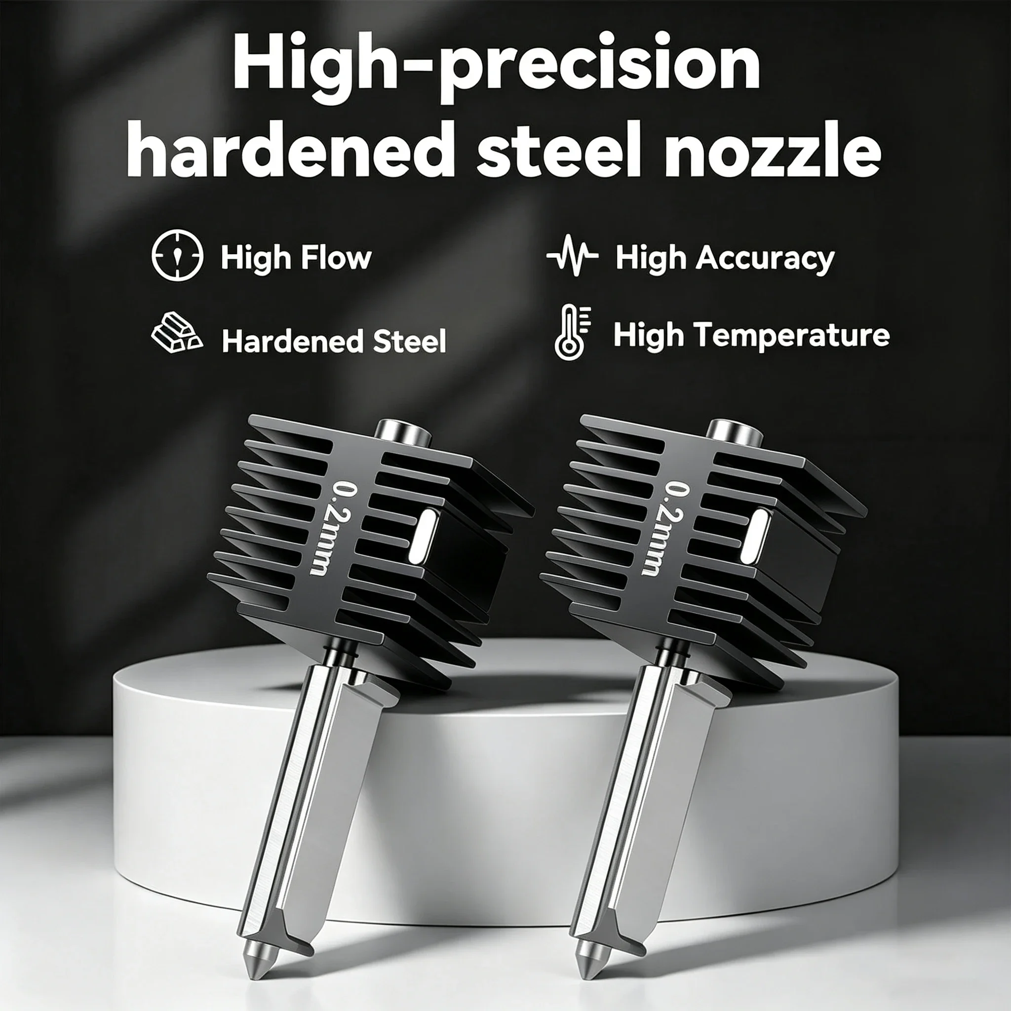 Upgraded All-in-one Hotend Kit Hardened Steel Nozzle 3D Printer Part For Bambu Lab A2L/A1/A1 Mini Fast Speed Hot End Assembly