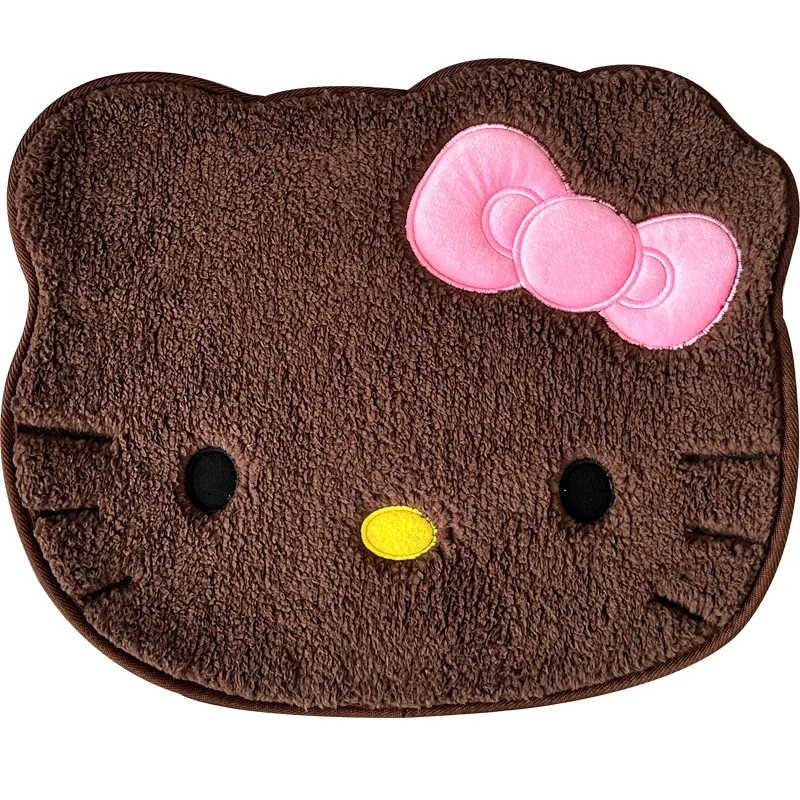 Sanrio Anime Hello Kitty Hawaii Series Floor Mat Door Carpet Bedroom Bathroom Kitchen Door Absorbent Anti Slip Foot Mat Carpet