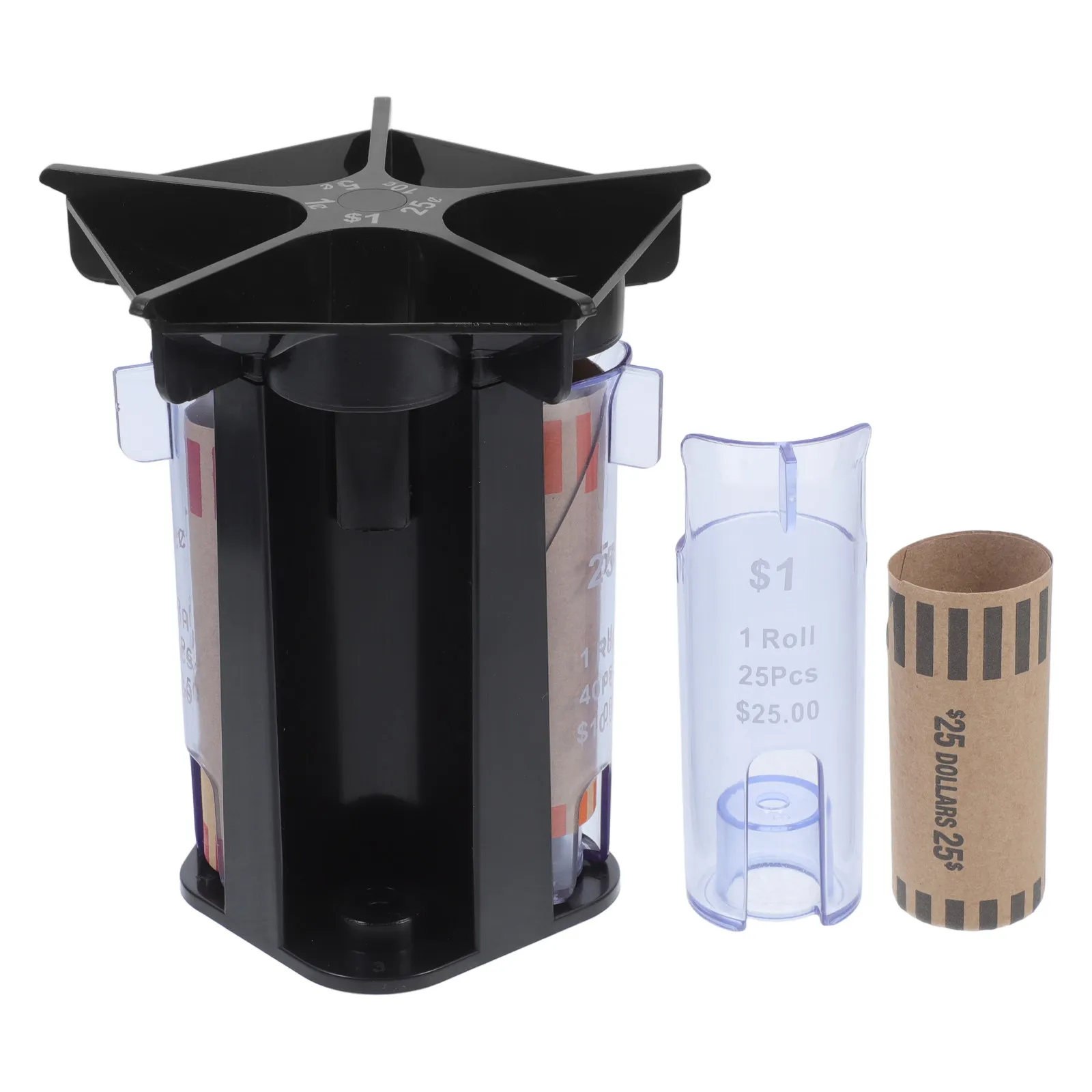 

Large Capacity Coin Storage Holder Organizer Bucket for Coins Sorting Counting and Management Sleek Compact Coin Sorters
