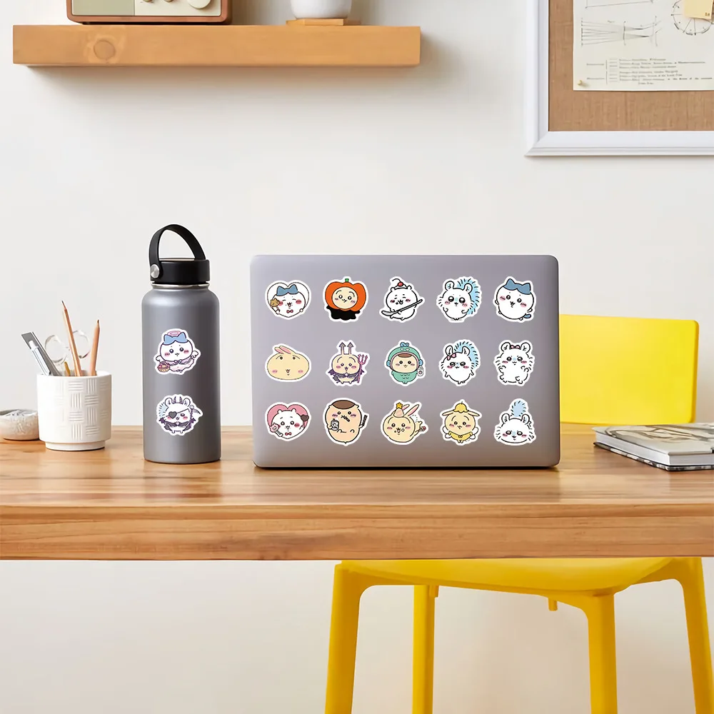 Set di 102 Adesivi Chiikawa Non Ripetitivi, Decorazioni Carine per Bicchieri, Skateboard, Giocattoli per Bambini