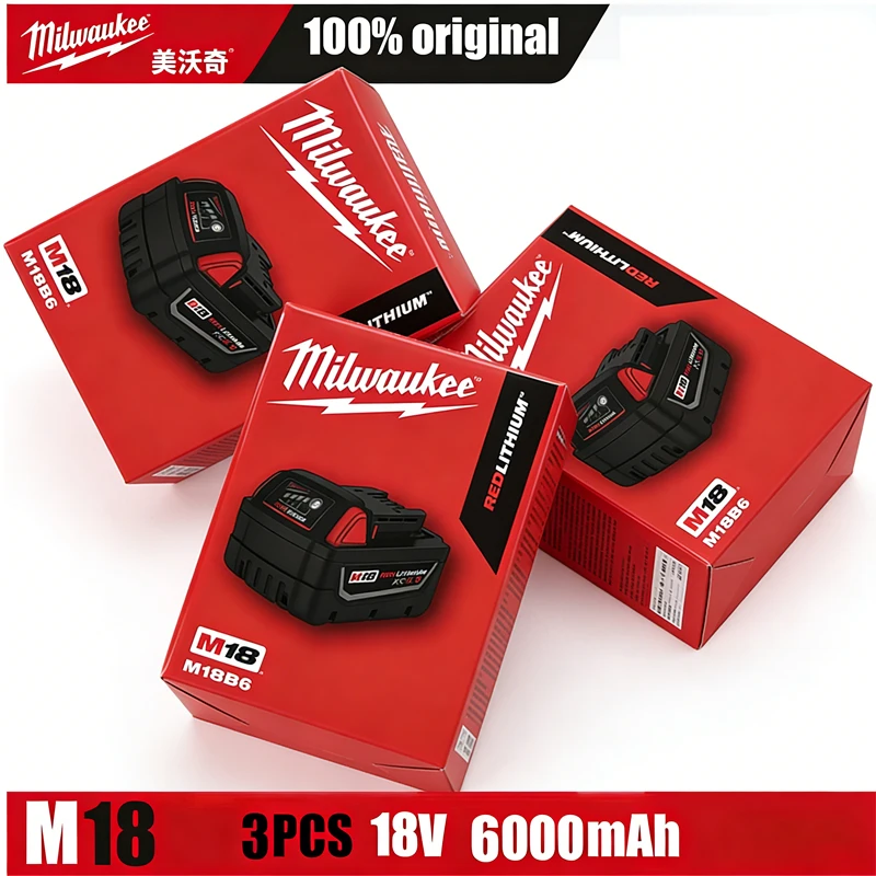 

Milwaukee M12B6 12V 5.0/6.0Ah REDLITHIUM™ Battery – Built for Cold, Durable & Long-Lasting Power on Jobsites