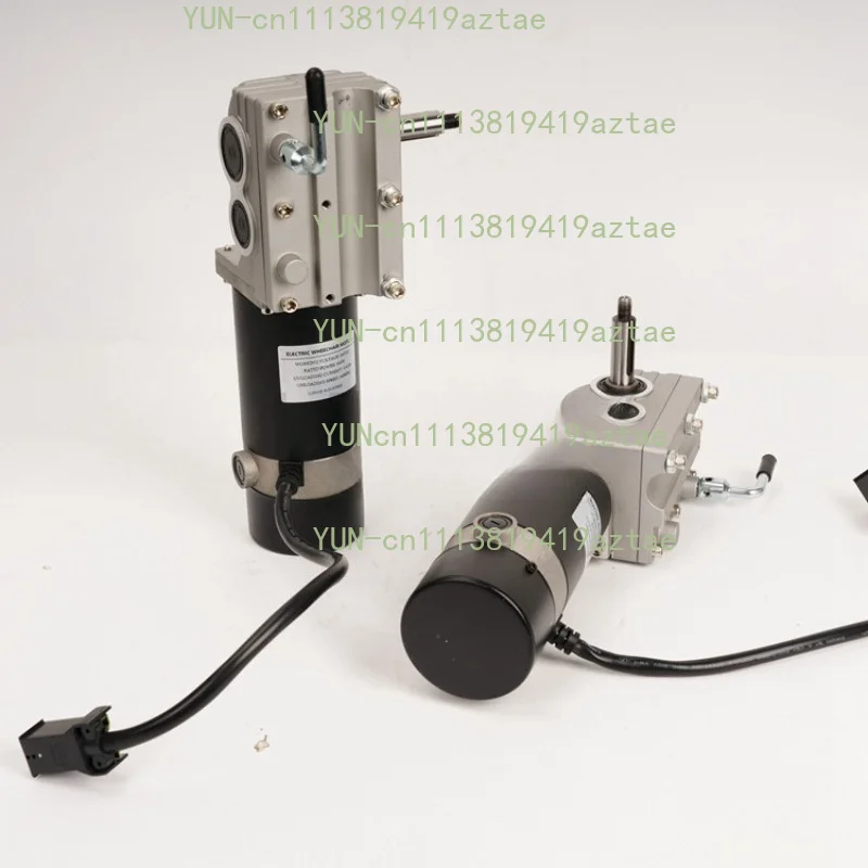 24V DC Gear Wheelchair Motor Kit, 200W 250W 320W 500W Optional Power, Electric Wheelchair Replacement Drive Motor Assembly