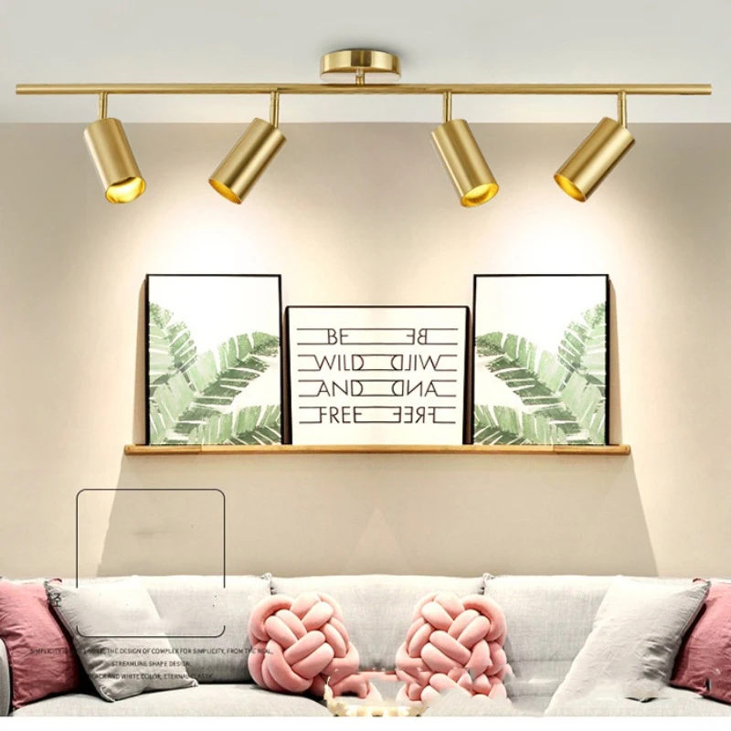 

Точечный потолочный светильник COB, прожектор для шинопроводной системы, для гостиной, магазина одежды, полный комплект трекового освещения, светодиодный трековый светильник для магазина