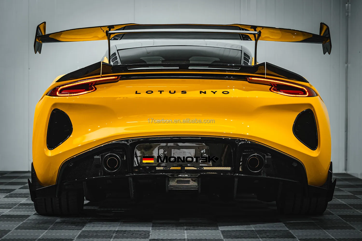 New Design Street Version Rear Wing Spoiler Body Kits Carbon Fiber Rear Spoiler Parts  for Lotus Emira