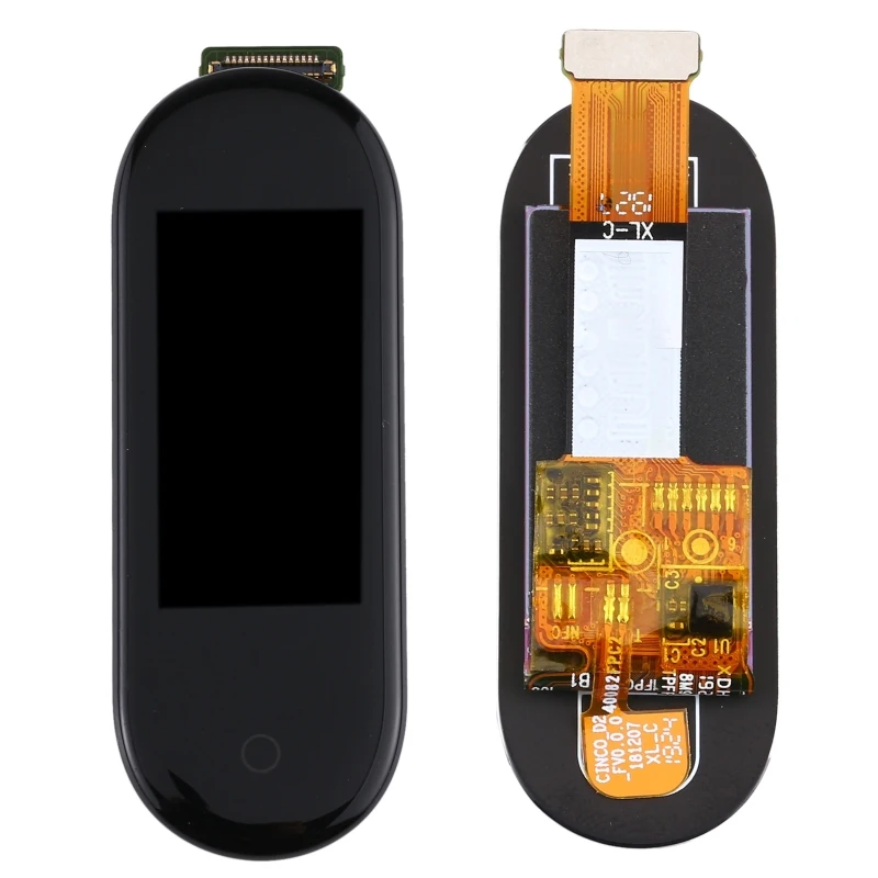 LCD Screen for Xiaomi Mi Band 4 / Xiaomi Mi Band 5 with Digitizer Full Assembly Watch LCD Screen Repair Replacement Part