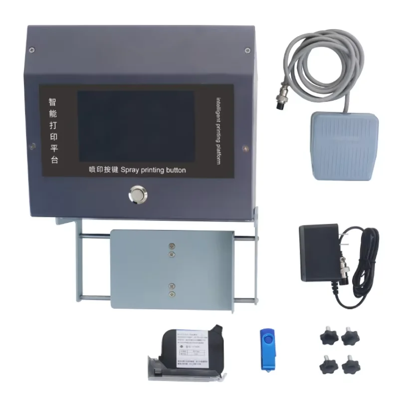 

G12 Desktop coding machine electrostatic inkjet date code inkjet TIJ code printer cosmetic vial printer