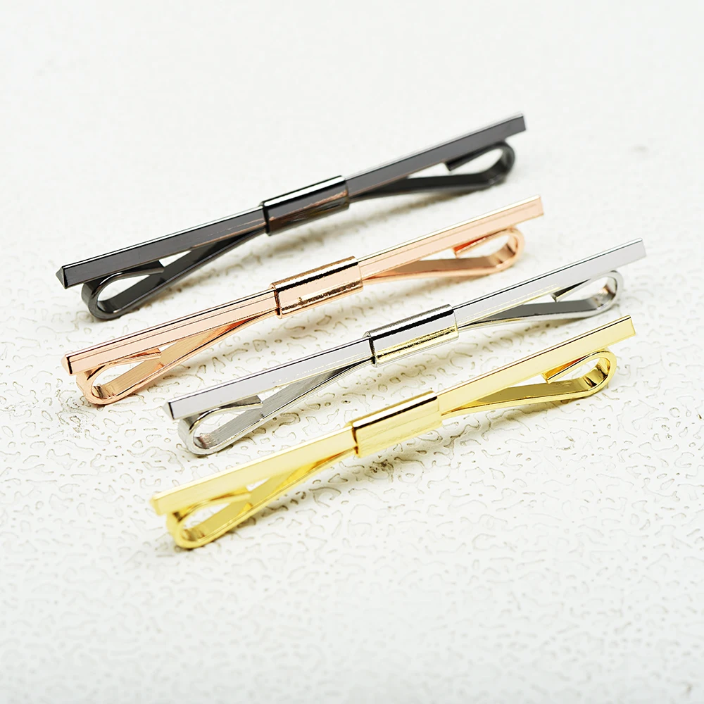 

ICEYY Copper Metal Triangle Collar Clip Jewelry Men's Unisex Suit Shirt Accessories Gifts Collar Bar Pin Host Wedding Jewelry