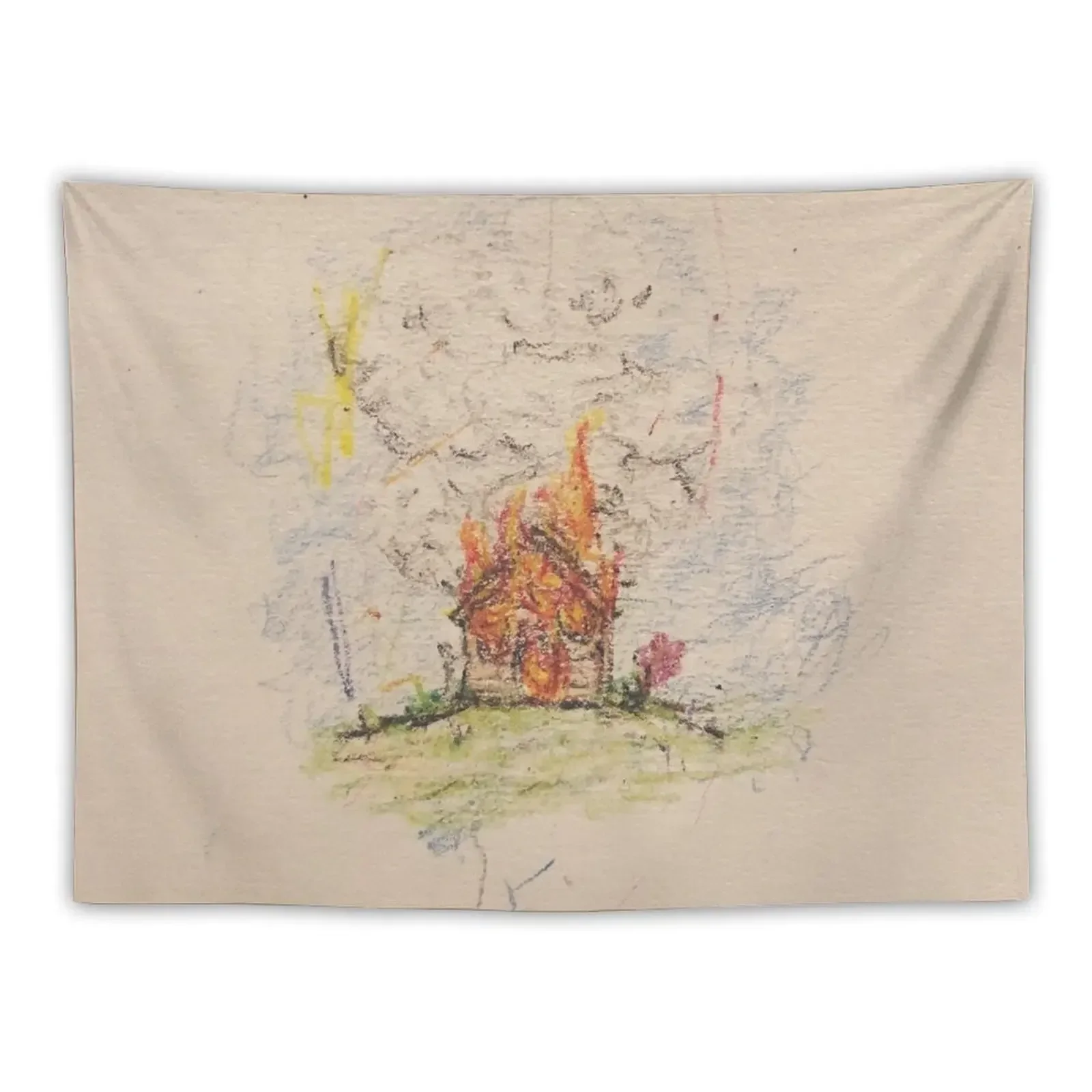 isaiah rashad house is burning Tapestry Things To Decorate The Room Cute Decor Wall Hanging Room Design Tapestry