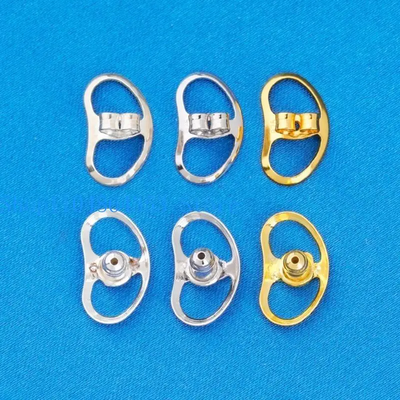 

652F 4 шт. безопасные подкладки для подъема сережек для негабаритных ювелирных изделий, практичный подъемник для сережек