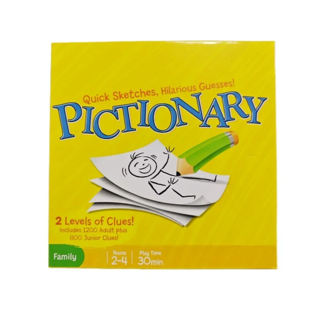 لعبة تخمين الكلمات، لعبة لوحية تفاعلية، مناسبة للحفلات العائلية، مناسبة للهدايا (فرق لون طفيف)