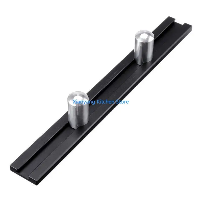 

69HC Woodworking Tools Dog Hole Baffle Plate Aluminum Diy Planing Stop Board