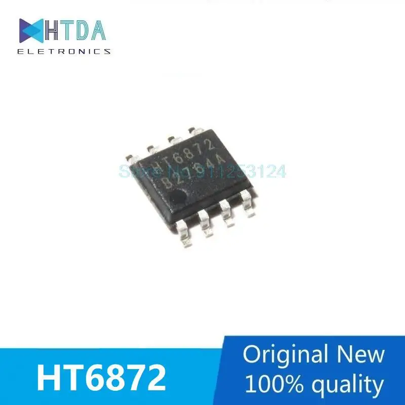 10pcs/lot HT6872  2x3W SOP8 In Stock Logic ICs