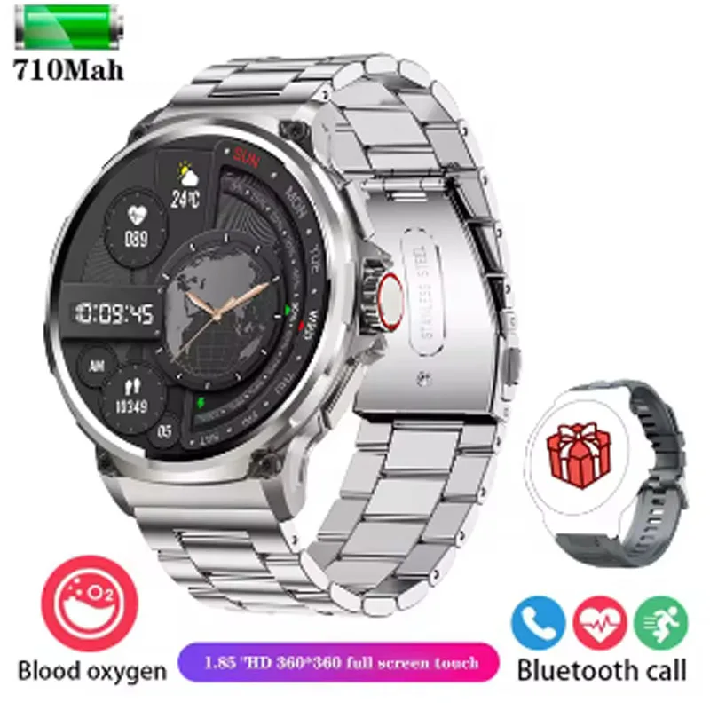 

2024 New Smart Men's Watch Bluetooth HD Call IP68 Waterproof Women's Watch Suitable ForOppo A95 4G A94 A74 A73 A56 A55 A54 A54s