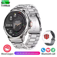 1.85 InchHD Bluetooth Call Men Sports Fitness Tracker Heart Monitor Smartwatch For Ulefone Armor 8 Pro Lenovo K12 Pro  DOOGEE X9