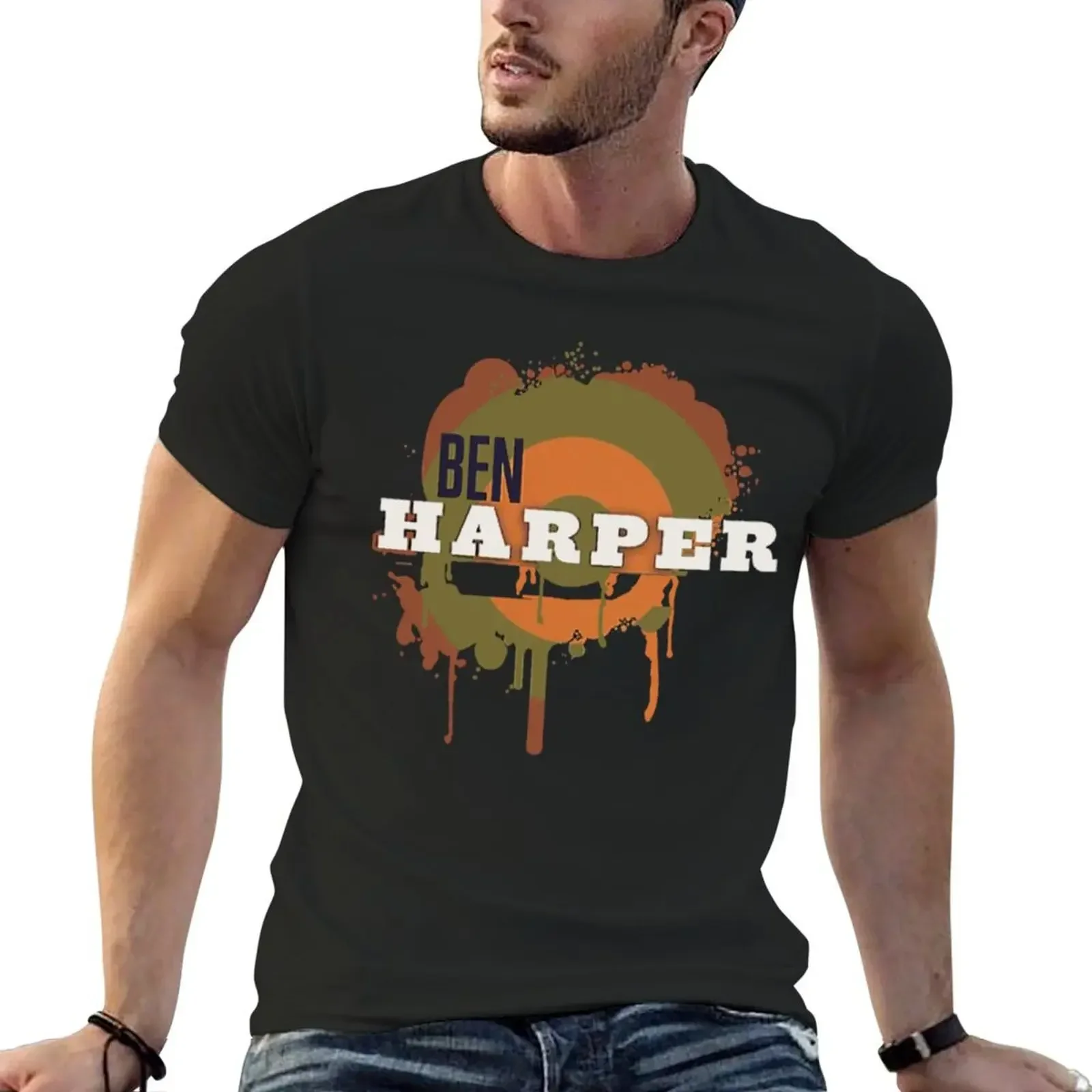 

Ben Harper Dripping T-Shirt vintage t shirts anime t shirts vintage men t shirt