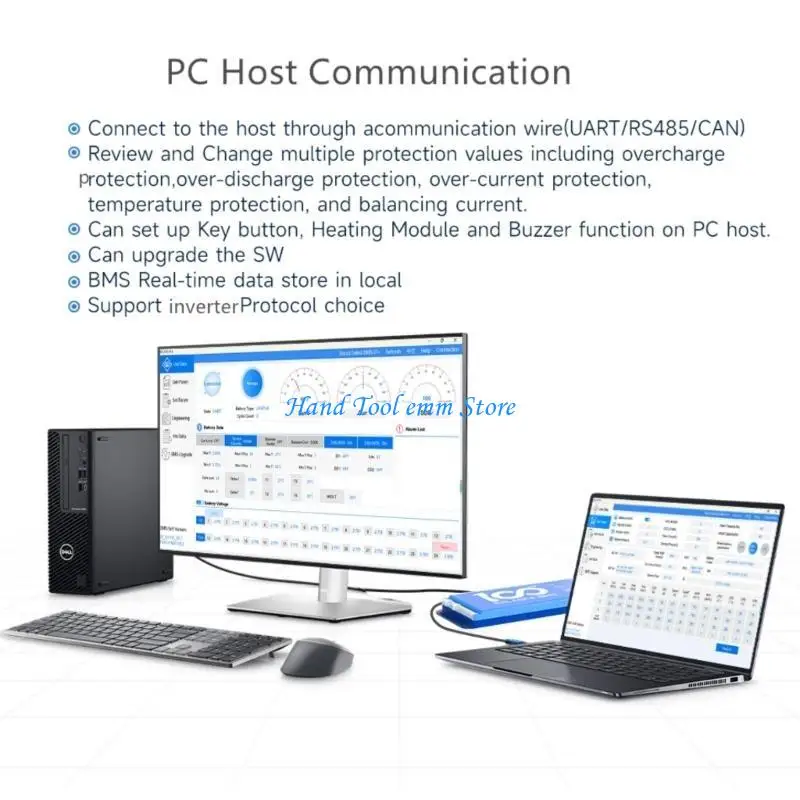 

H37F 40A-250A 4S-8S Battery Active Battery Management System with CAN Bus for Enhances Performances& Safety
