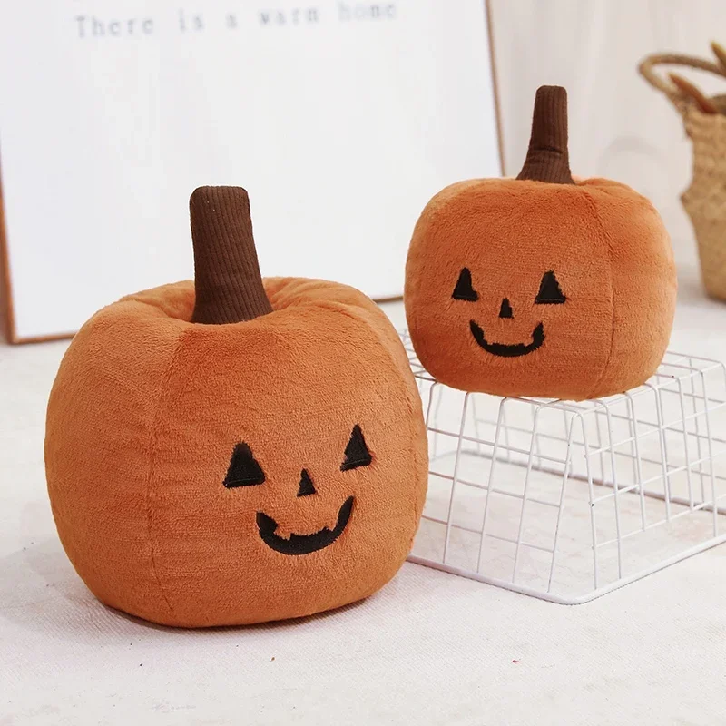 Muñeco de peluche de calabaza de Halloween para niños y niñas, almohada de dibujos animados de alta calidad, juguete de peluche de demonio, regalo de decoración de vacaciones, nuevo