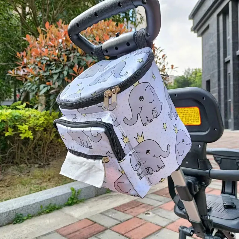 Sac de Rangement Suspendu Universel pour Poussette de Bébé, mir pour Parapluie, Grande Capacité, Accessoires