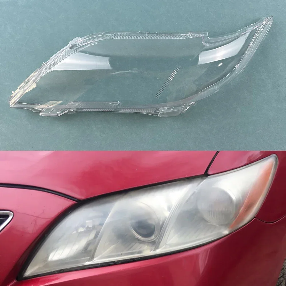 For Toyota Camry 2007 2008 2009 Headlamp Cover Lampshade Lamp Shade Headlight Shell Lens Plexiglass Auto Replacement Parts