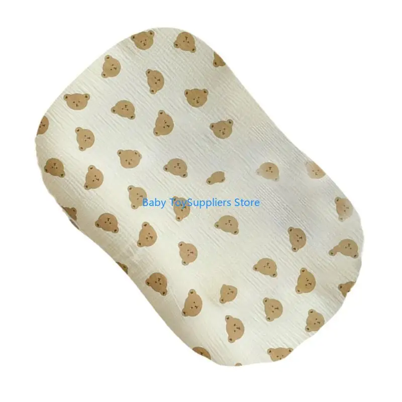 R1WF ทารก LOUNGER เตียงผ้าฝ้ายเปล Bassinet รองรับการออกแบบตามหลักสรีรศาสตร์