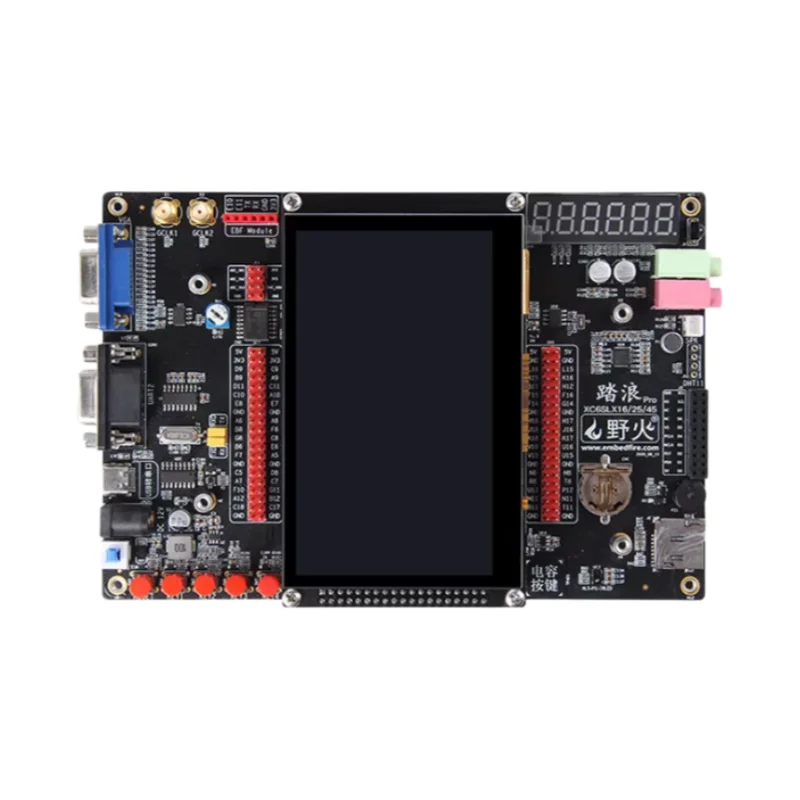 1pcs Wildfire FPGA Treading Waves-Pro FPGA Development Board Xilinx Spartan6 XC6SLX16 HDMI Gigabit