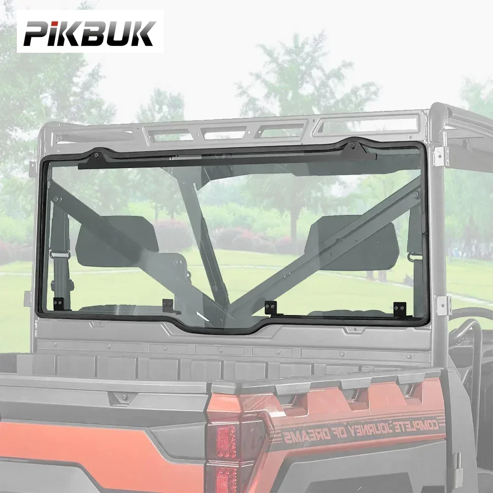 

PIKBUK High Quality Rear Window Windshield SCRATCH-RESISTANT Compatible with Polaris Ranger XP1000