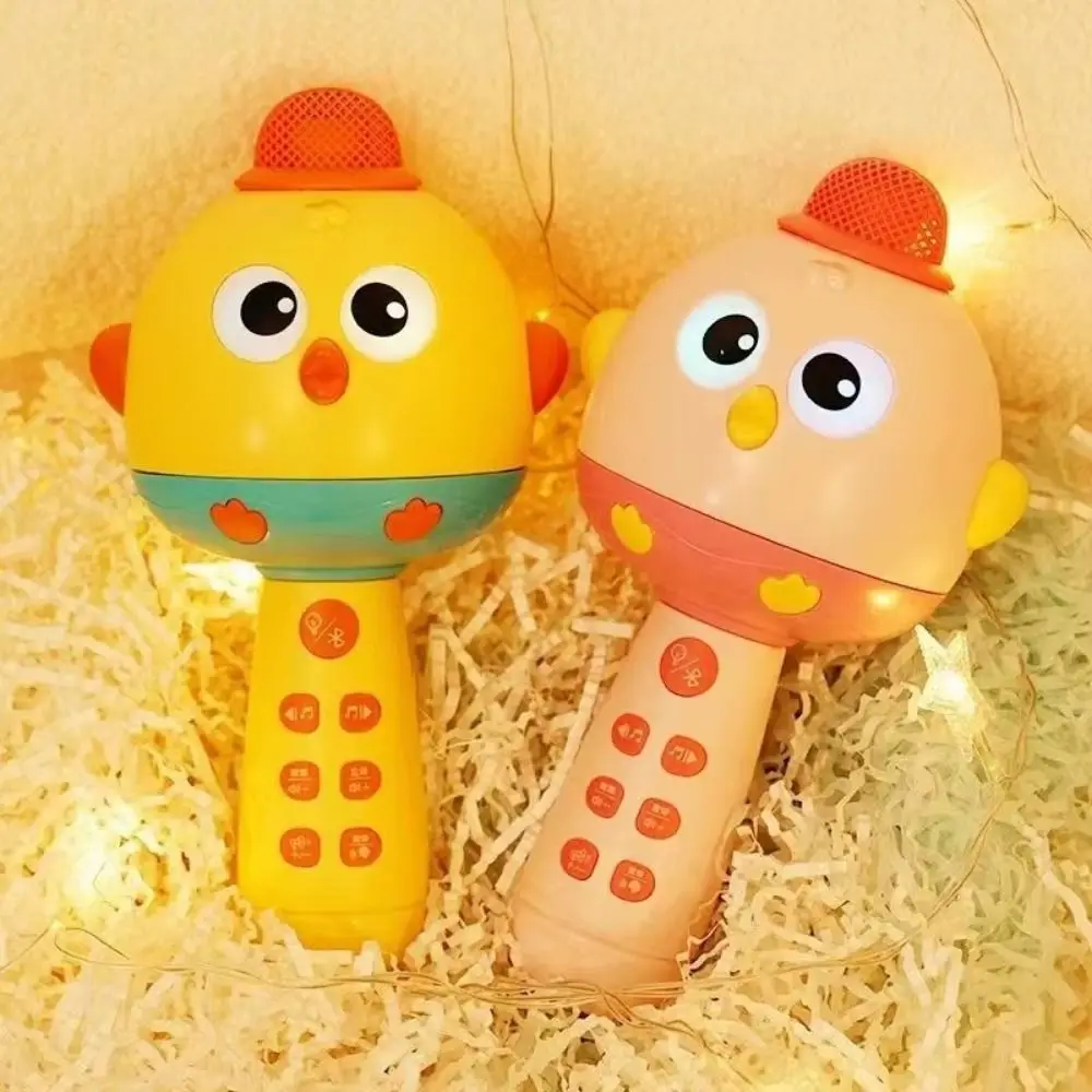 

Милый детский беспроводной микрофон с динамиком, музыкальный портативный микрофон для детей, развивающая игрушка, перезаряжаемый