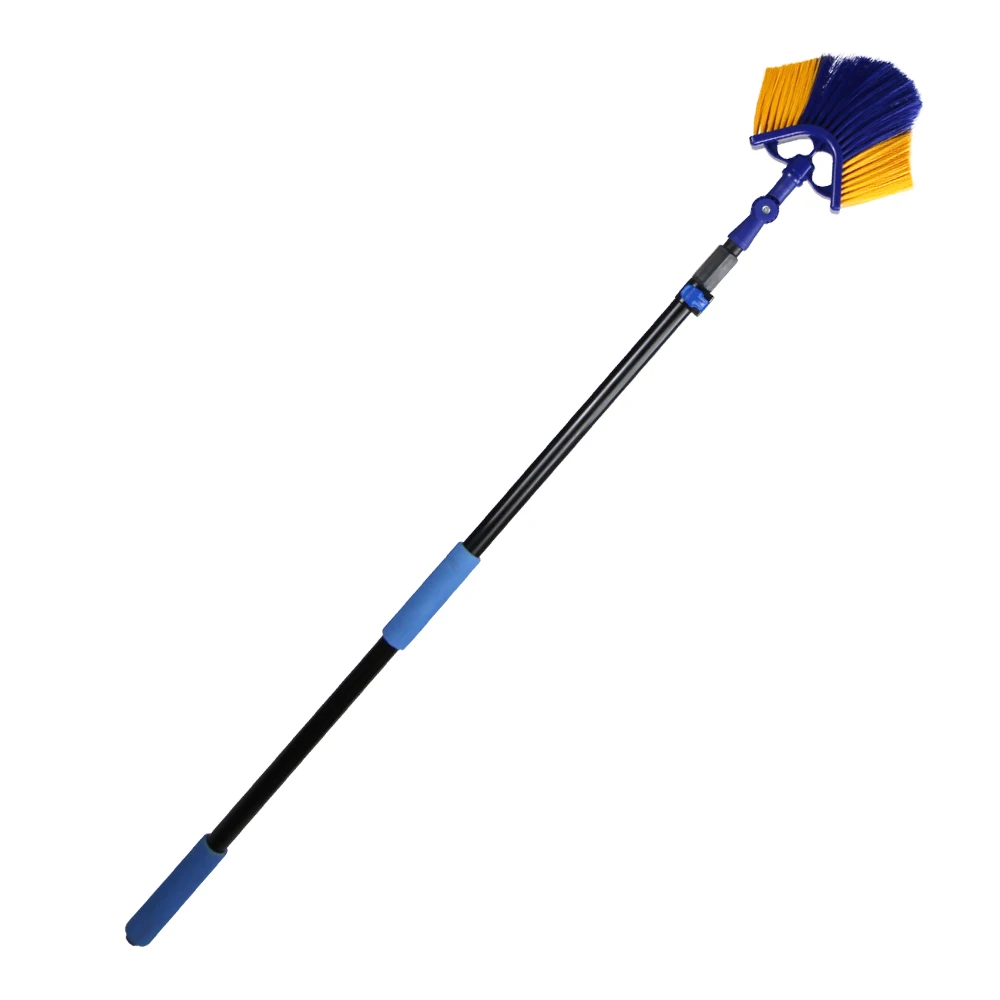 

Extenclean telescopic gutter brush for other household cleaning tools with aluminum extension pole 2021 new product