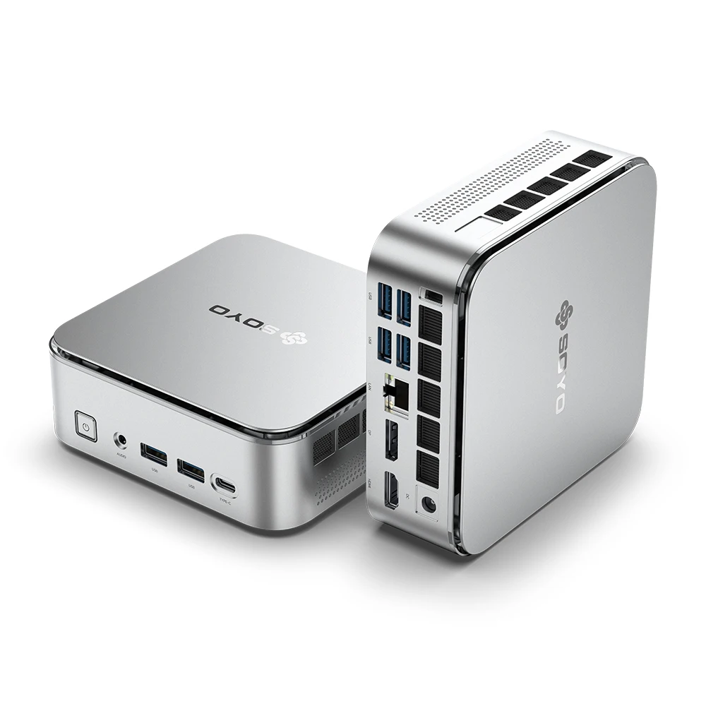 SOYO S4 Air Mini PC AMD R7-6850U 8C/16T NUCBOX 16GBDDR5 4800MHz 512GB NVME3.0SSD Window 11 Pro AMD Radeon ™   680M Desktop-Computer