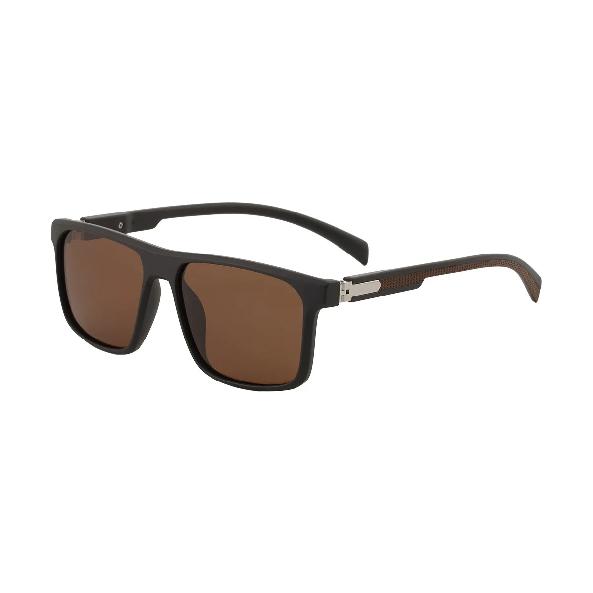Vintage-Inspired Men's Polarized Fashion Glasses - Stylish PC Frame Eyewear with TAC Lenses, Lightweight Durable Design for Activities & Casual Wear, Polycarbonate Frame