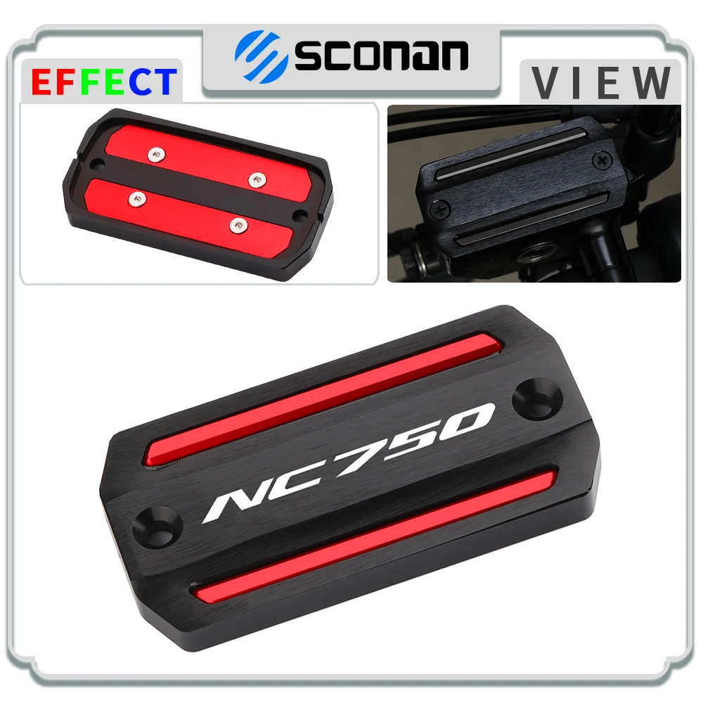 

For Honda NC750 NC750X NC 750 X 2014 - 2016 2017 2018 2019 2020 Motorcycle Accessories Brake Fluid Fuel Reservoir Tank Cap Cover