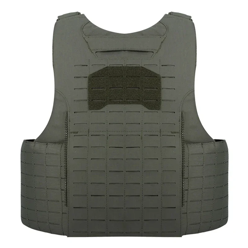 500D Nylon Quick Release Hunting Airsoft Vest Laser Cutting PALS System With Expandable And Wear-Resistant Vest On The Back