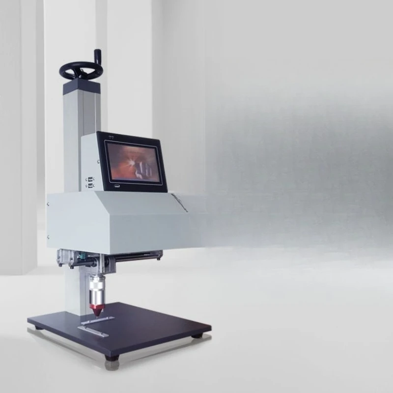 Pneumatic Electric Laser Marking Machine Desktop Small Portable Stainless Steel Metal Signage Nameplate Engraving Machine