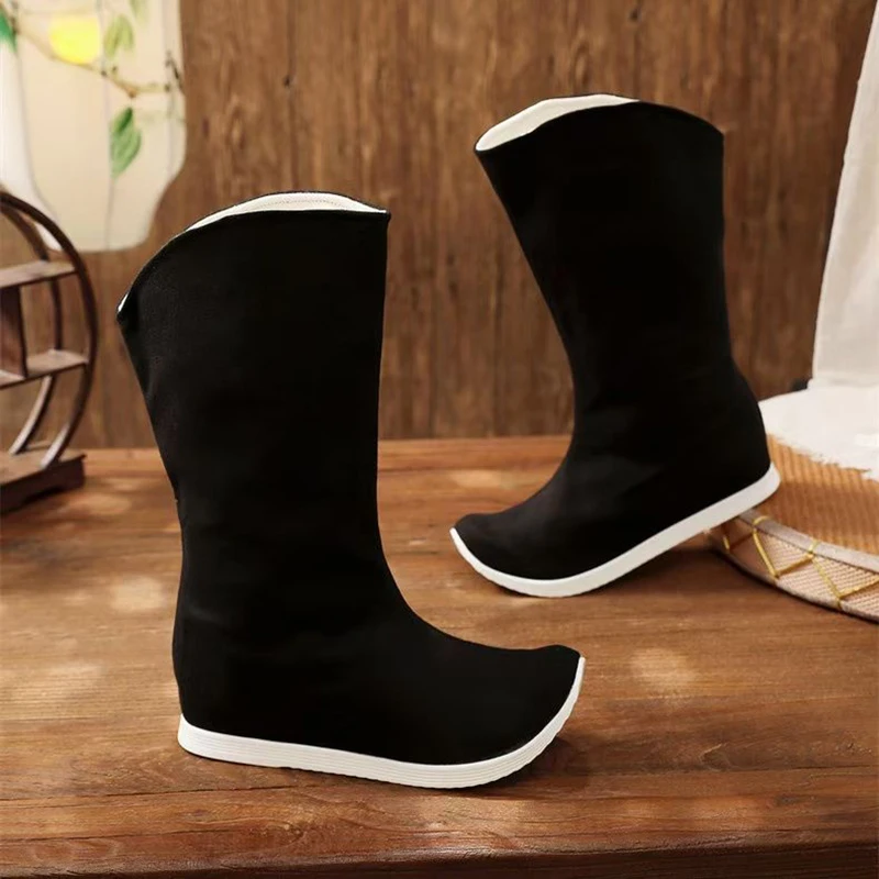 Anime Mo Dao Zu Shi Lan Wangji Wei Wuxian Cosplay Shoes Unisex Chinese Traditional Style Hanfu Retro Cloth Ancient Costume Boots