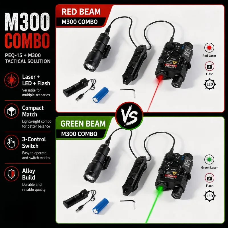 Dual‑Output Beam Lighting Module Alloy Housing Tail‑Operated Hobby Decoration Component