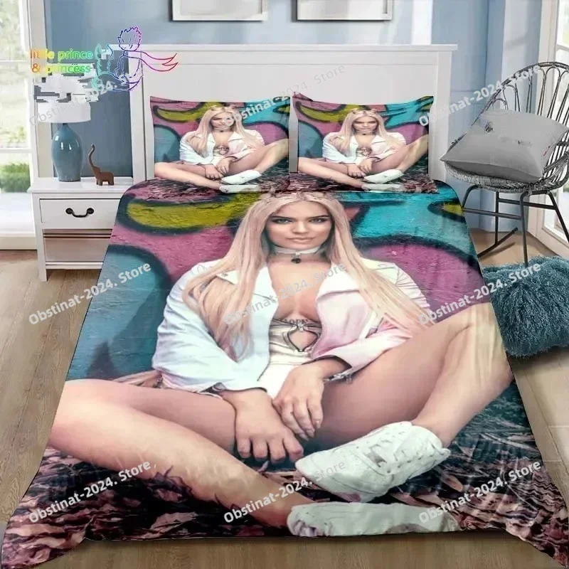 

Manana Sera Bonito Karol G Bedding Set Printed single Comforter Quilt Bed Cover Duvet Cover Pillow Case 3 Pieces Kids Adult Size