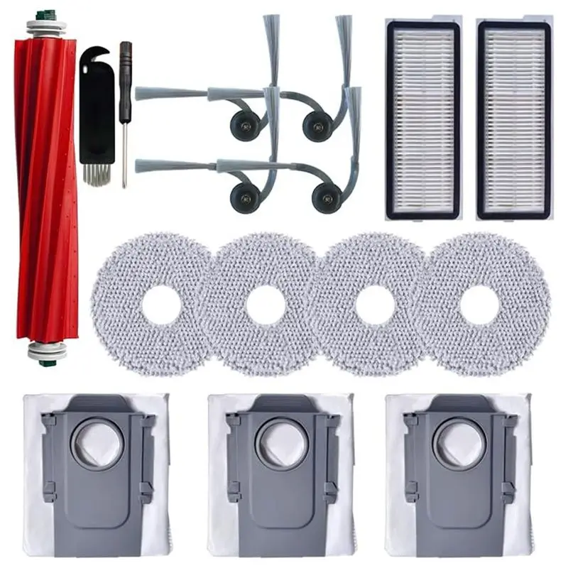 

Набор сменных аксессуаров для робота-пылесоса Roborock QV 35A, QV 35S, QR 798, QR 598.