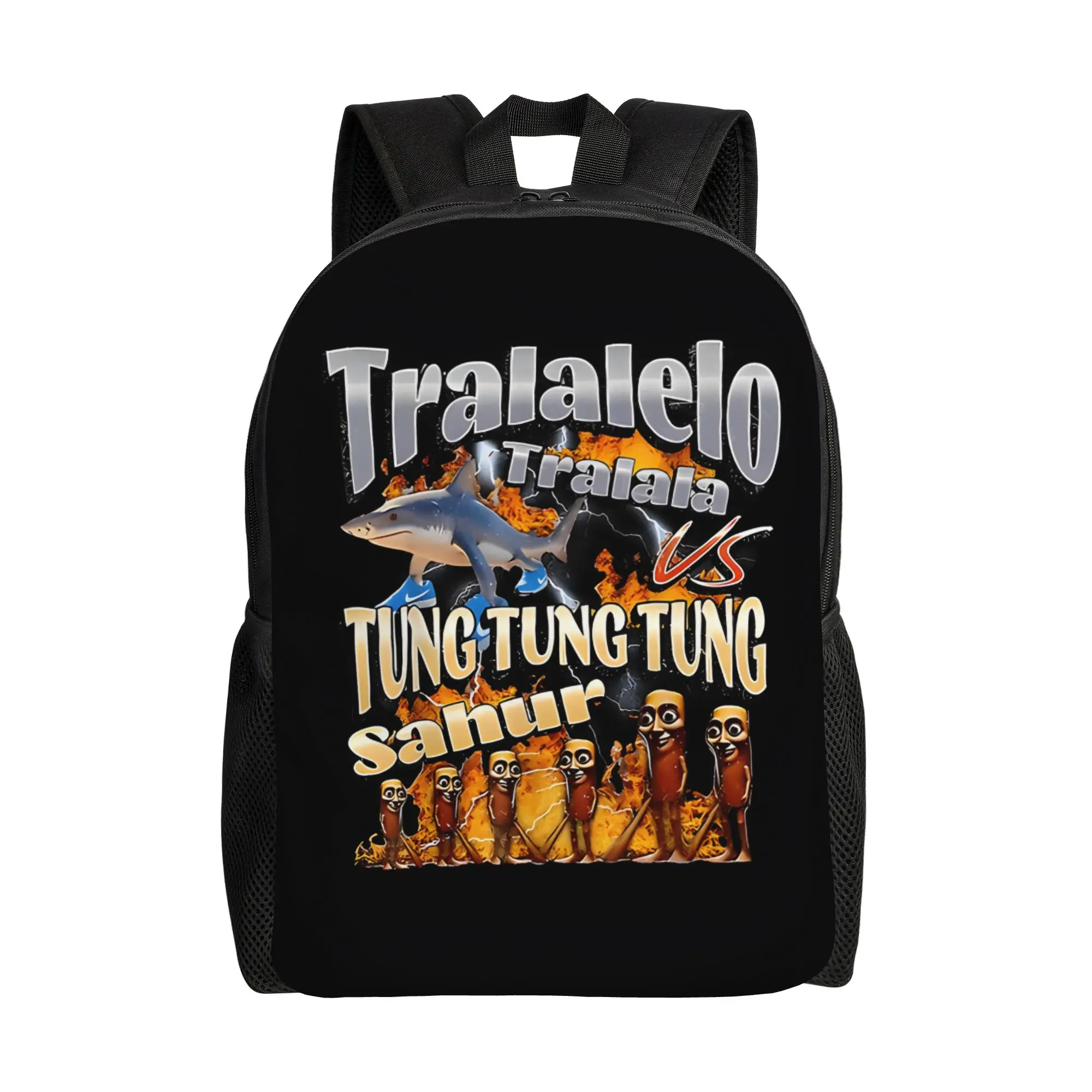 

Tralalelo tung Italian-Brainrot Schoolbag everyday backpacks Women's Fashionable mochila Large Capacity Laptop mens bags