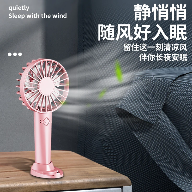 Yoyopin Usb Mini Sterke Wind Handheld Fan Draagbare En Rustig Oplaadbare Hand Ventilator Voor Student Kantoor Kleine Pocket Cooling Fans