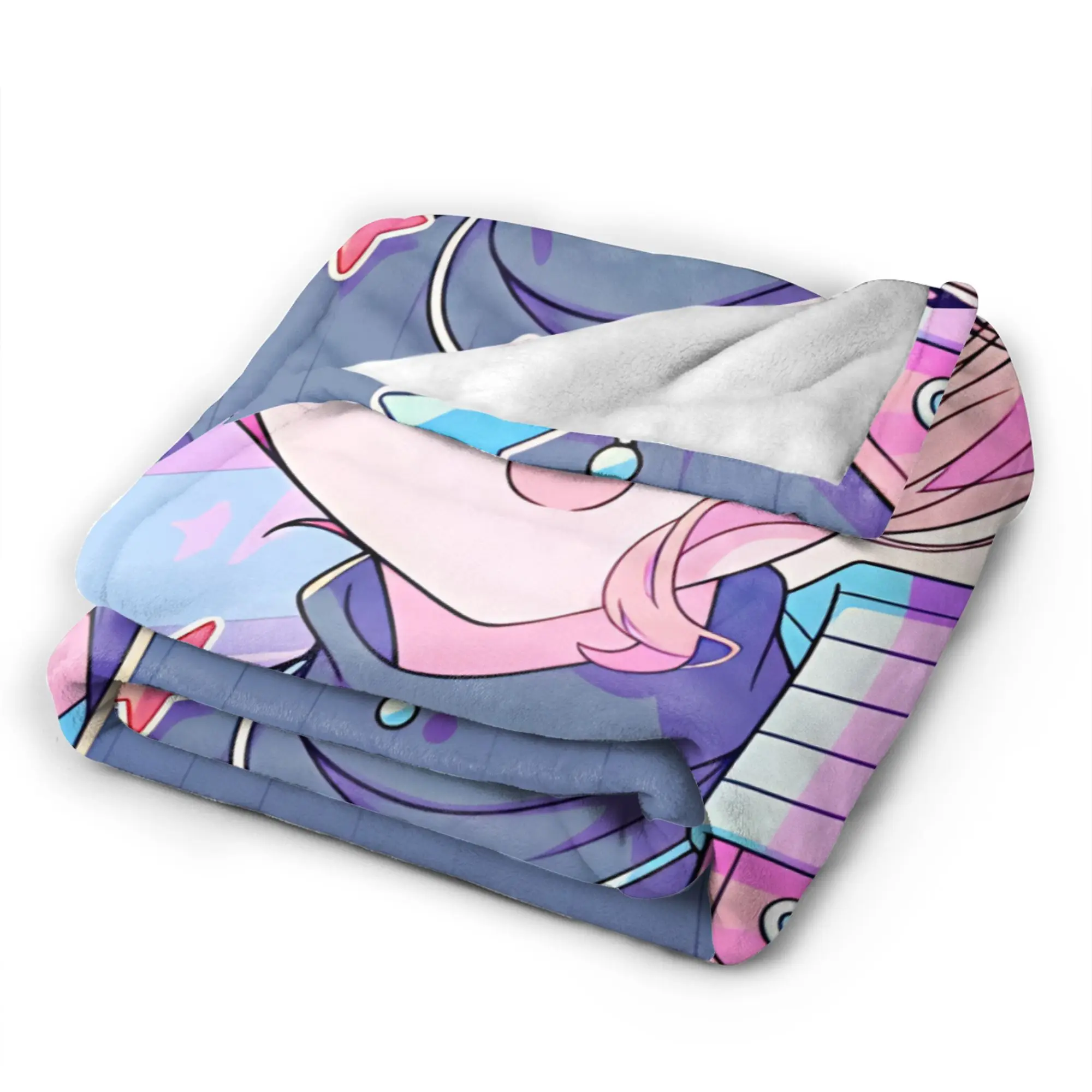 Project Sekais Flannel Blankets Winter  Warm Soft Bedding Throws for Girls Boys Couch Chair Fashion Bedspread Sofa Bed Cover