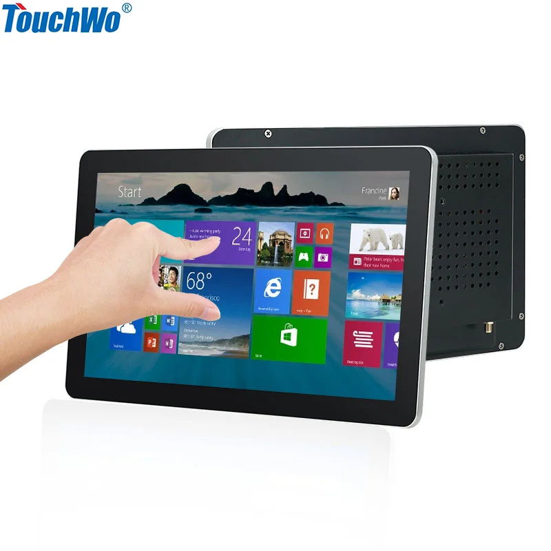 

Multi Function High Definition Monitor 15.6 21.5 Inch Usb VGA HD MI Fanless Industrial Android Linux Touch Panel Pc