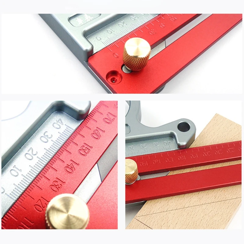 Wheel Marking Gauge Tool Set Woodworking Scriber Linear Drawing Measuring Ruler