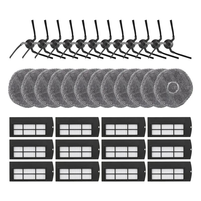 Para Eufy X9 Pro aspiradora Cepillo Lateral filtro Hepa paño de mopa trapos accesorios repuestos