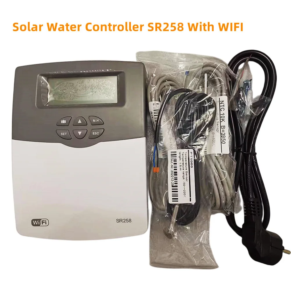 Imagem -02 - Controlador de Água Solar com Função Wi-fi e Conexão com Tuya Sr258