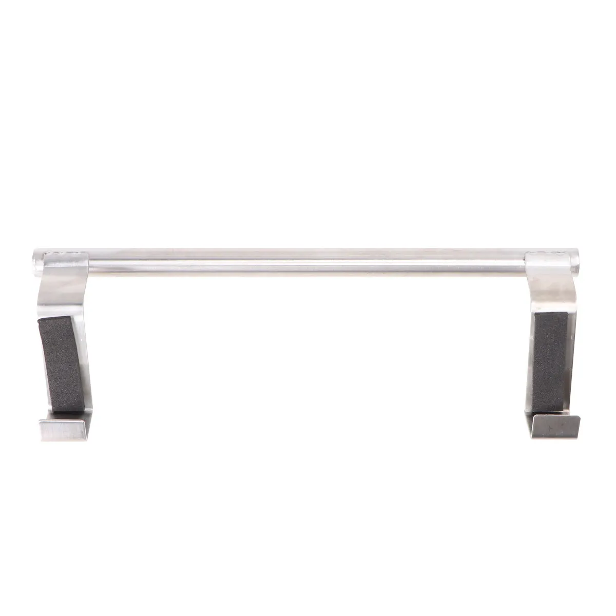 2Pcs Stainless Steel Multifunction Towel Hanging Rack Door Organizer Punch Free Single Bar Home Kitchen Use Towel Hanging Rack