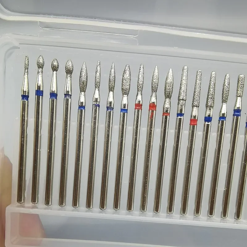 ダイヤモンドネイルドリル,マニキュア,フライス,キューティクルリムーバー,ファイル,ネイルアートツール,アクセサリー,30個セット