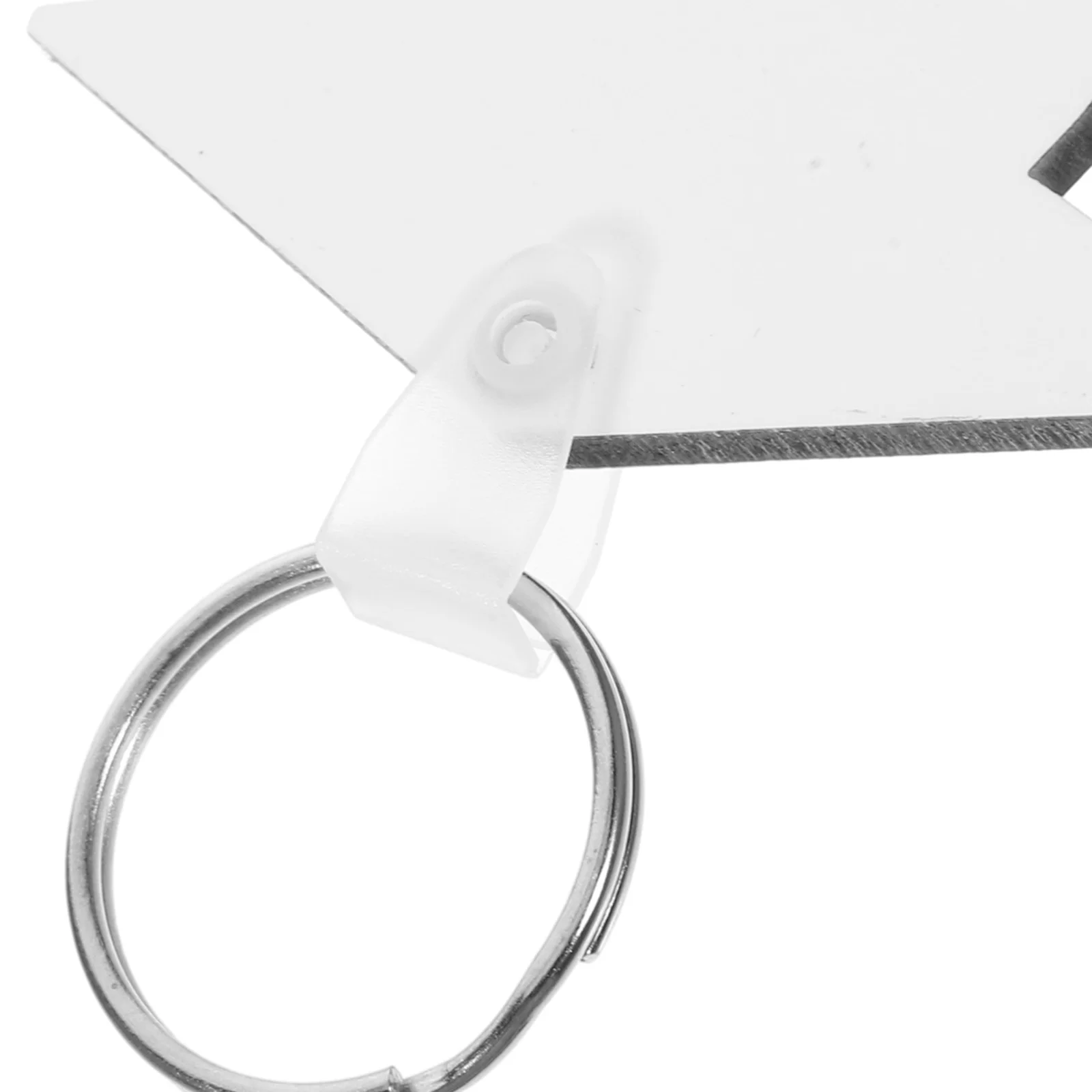 8 Pcs Graduation Cap Keychain Double Sided Pendant Sublimation Grad Hat nament Lightweight Safe Material Excellent