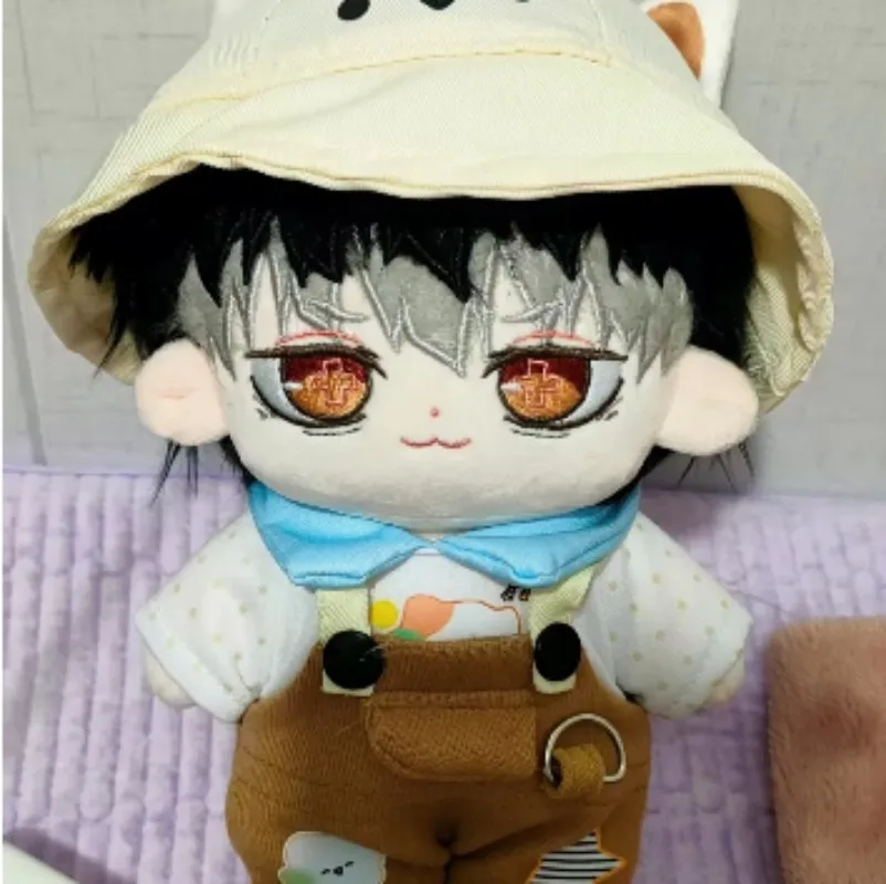 

20cm Anime Attributes Kawaii Cosplay Soft Cotton Doll Body with Skeleton Cartoon DIY Dress Up Clothing Toy Figures Fans Gift