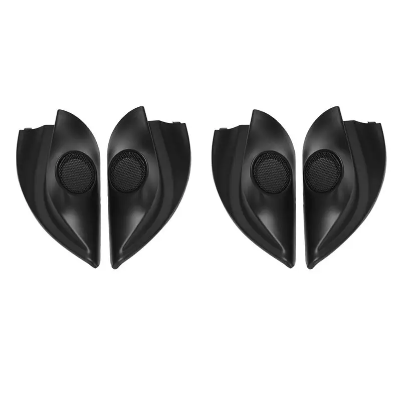 Exquisite 4Pcs Car Speakers Grille Triangular Plate Horn Tweeter Cover For Mirage