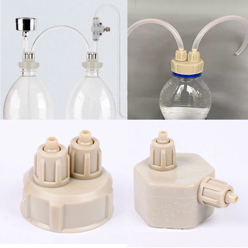 CO2 Generator Diffuser Bottle Cap Aquarium Fish Tank Live Plant DIY Air Diffuser Generator Carbon Dioxide Reactor Accessories